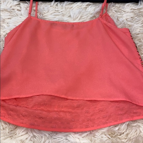Peach cropped cami - Picture 6 of 7